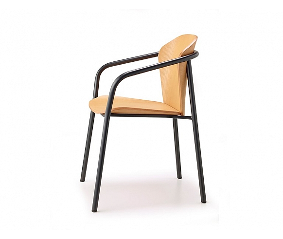Finn A metal wood chair